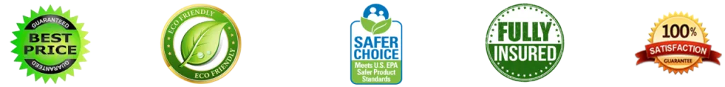Best price guaranteed, eco friendly, EPA Safer Choice, fully insured, 100% satisfaction guarantee