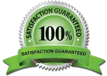 100% satisfaction guarantee